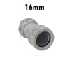 Elettrocanali IP66 Cable Gland / Box joint for PVC Pipe / tube / Rigid Conduit Gray 16mm | BS16