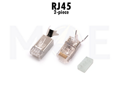 Dintek Network Plug Crimp Connector Fully Shielded Transparent CAT6 & CAT7 RJ45 8P8C | 1501-88046