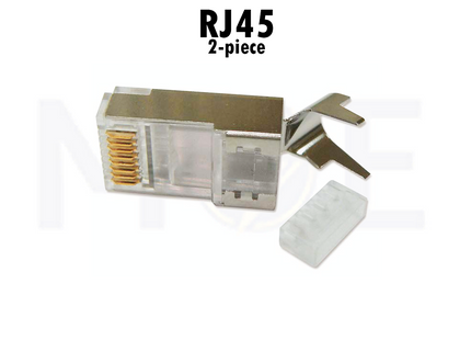 Dintek Network Plug Crimp Connector Fully Shielded Transparent CAT6 & CAT7 RJ45 8P8C | 1501-88046
