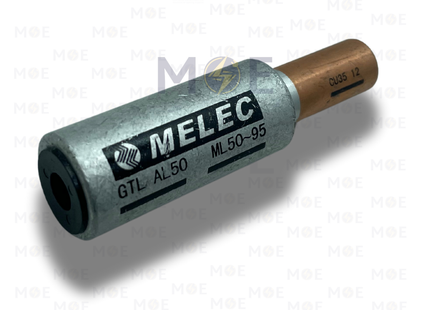 Melec GTL Bimetal Aluminum Copper Cable Connector 50mm/35mm | GTL-AL50/CU35 | كوس وصل المنيوم نحاس