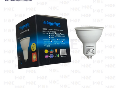 Cuperlight LED Spot Lamp Green GU5.3 MR16 8W | لمبة سبوت ليد اخضر