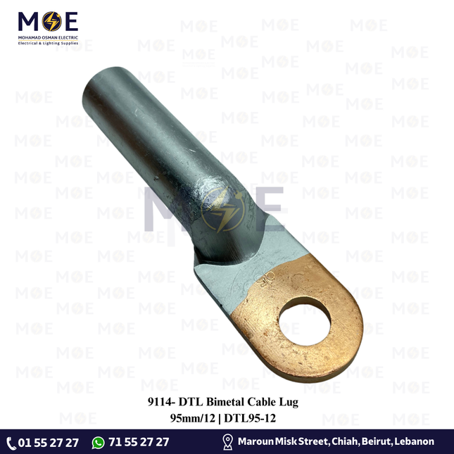 DTL Bimetal Cable Lug 95mm/12 | DTL95-12