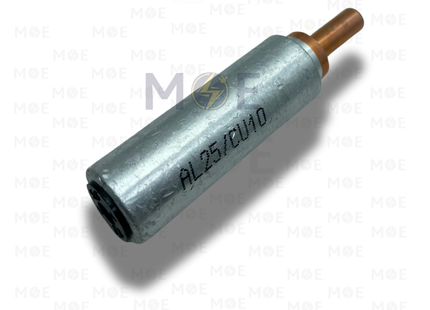 Bimetal GTL Bimetal Aluminum Copper Cable Connector 25mm/10mm | GTL-AL25-CU10 | كوس وصل المنيوم نحاس