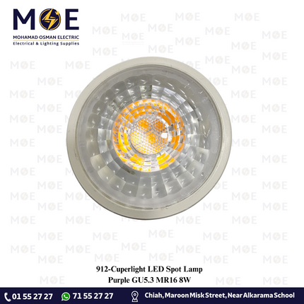 Cuperlight LED Spot Lamp Purple GU5.3 MR16 8W