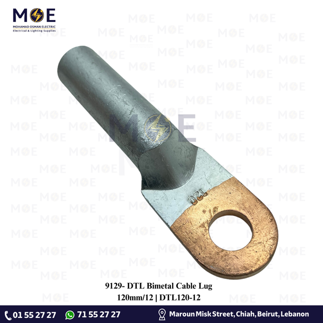 DTL Bimetal Cable Lug 120mm/12 | DTL120-12