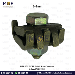 EM WCJE Bolted Brass Connector 6-8mm | WCJE6-8 | كوس شوكة