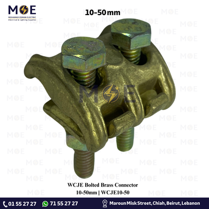 WCJE Bolted Brass Connector 10-50mm | WCJE10-50