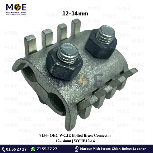 OEC WCJE Bolted Brass Connector 12-14mm | WCJE12-14