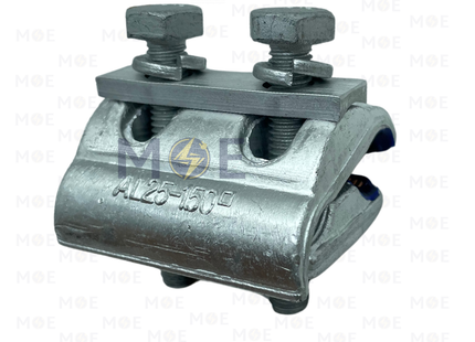CAPG Two Bolts Bimetal Aluminum Copper Parallel Groove Cable Connector CU10-95mm/ALU25-150mm | CAPG10-95/25-150/2 | كوس شوكة المنيوم نحاس