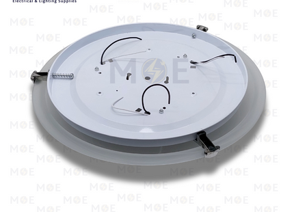 Murano Ceiling Light / Downlight Glass Round White 3xE27 40cm | غلوب سقف/ بلافونيه زجاج مورانو مدور ابيض ملاقط حديد