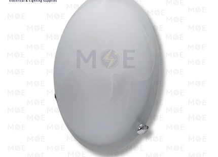 Murano Ceiling Light / Downlight Glass Round White 3xE27 40cm | غلوب سقف/ بلافونيه زجاج مورانو مدور ابيض ملاقط حديد
