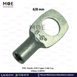 Klauke JGK Copper Cable Lug 6/8mm | L68MS | كوس كبس