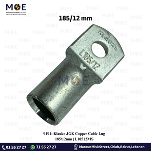 Klauke JGK Copper Cable Lug 185/12mm | L18512MS | كوس كبس