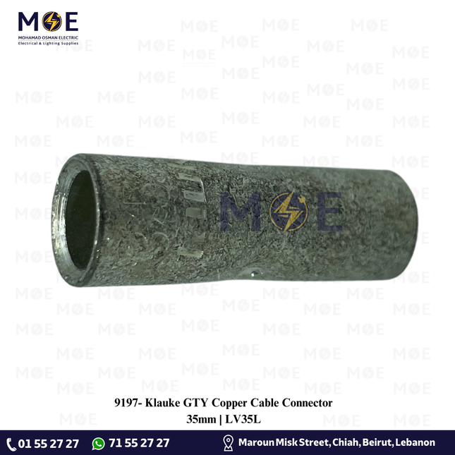 Klauke GTY Copper Cable Connector 35mm | LV35L