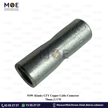 Klauke GTY Copper Cable Connector 70mm | LV70