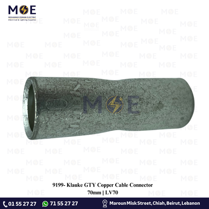 Klauke GTY Copper Cable Connector 70mm | LV70