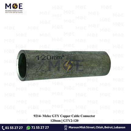 Melec GTY Copper Cable Connector 120mm | GTY2-120