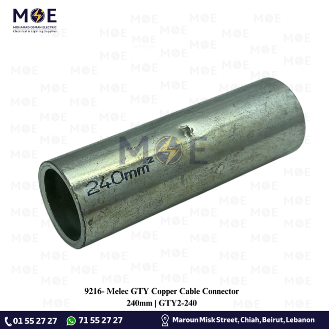 Melec GTY Copper Cable Connector 240mm | GTY2-240