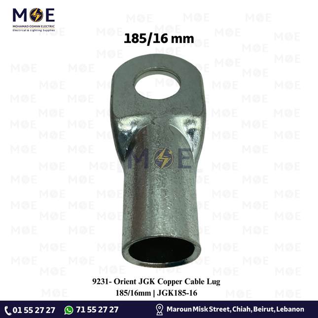 Orient JGK Copper Cable Lug 185/16mm | JGK185-16