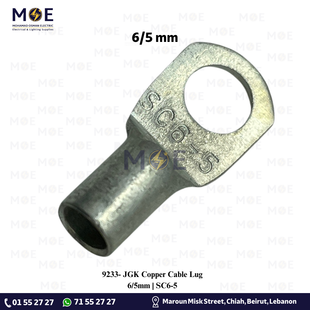 JGK Copper Cable Lug 6/5mm | SC6-5 | كوس كبس