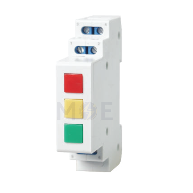 Viko Modular Signal Lamp Red Yellow Green 1module | VTSR-3/S | دجنتور اشارة احمر اصفر اخضر