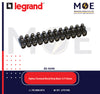 Legrand Nybloc Terminal Block / Strip Black 12 Poles 25mm | 034219