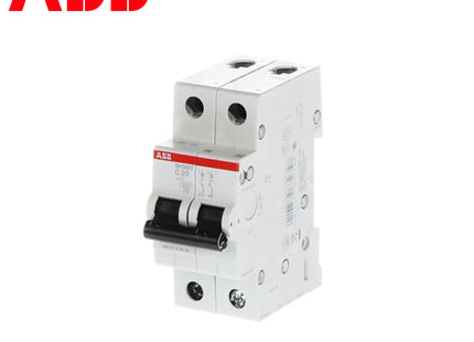 ABB MCB SH202T C20 2P 6kA 20A | 2CDS212001R0204 | دجنتور كهرباء مجوز - قاطع كهربائي