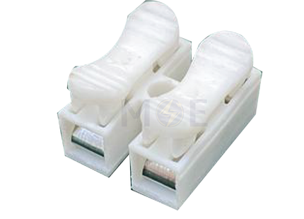 Terminal Block Wire Connector Press Type 6mm White | PressTerminal-6mm | جنكسيون كبس ابيض