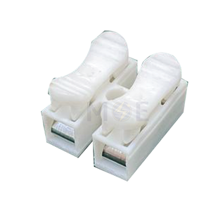 Terminal Block Wire Connector Press Type 6mm White | PressTerminal-6mm | جنكسيون كبس ابيض