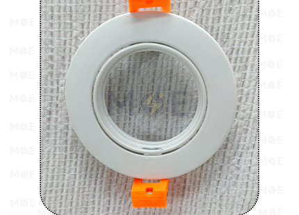 Cuperlight downlight / Spotlight Frame MR16 White Recessed Adjustable Circular 7.5cm | سبوت فارغ مدور مخفي ابيض متحرك