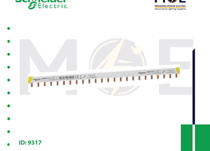 Schneider Acti9 Comb Busbar 18mm pitch 1P 100A 24Module | A9XPH124 | بارفاز