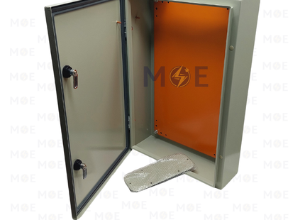 Arkonz Steel Wall Mount Enclosure With Mounting Plate 60x40x15cm | خزانة حديد