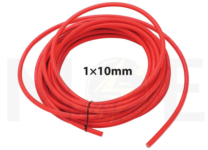 Med Cable Photovoltaic Solar cable | PV Cable Red | PV-XLPE 1x10mm | كابل طاقة شمسية مبروم شعري احمر