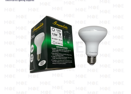 Greenlite LED Lamp Reflector WarmWhite E27 12W R80 | R80 | لمبة ليد برم ورم وايت