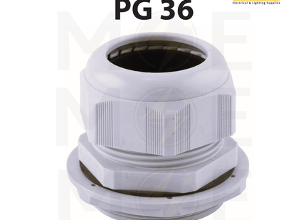 Onka Reksan Cable Gland IP68 PG36 ( 22mm - 32mm ) | PG36 - 9065 | برس اتوب للكابل رمادي