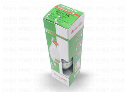 Greenlite C37 LED Lamp Candle DayLight E14 7W | C37 | لمبة ليد برم سن رفيع شمعة دايلايت