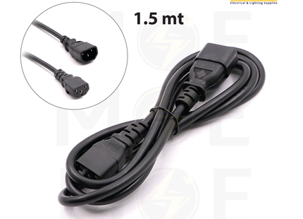 Power Cord/Monitor IEC C13 to IEC 14 3x0.75mm 1.5mt | كابل باور