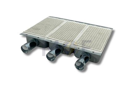 Honeycomb Ceramic Plate Burner 22.5x14cm | فخارة دفاية غازعيون