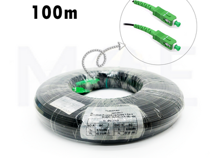 Self Support Drop fiber optic patch cable | Optical Patch Cord | Single Mode SC/APC 1Core 100mt