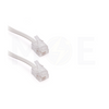 Telecom Extension Cable RJ11 Male-Male White 2mt