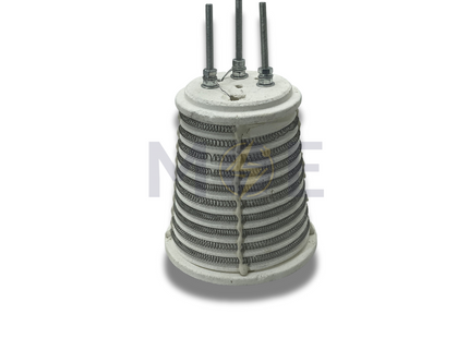 Cylindrical Porcelain Heating Chamber With Resistance 2 Heating Settings 500-1000W | فخارة مع رزستانس ليدفاية الكهرباء البوق