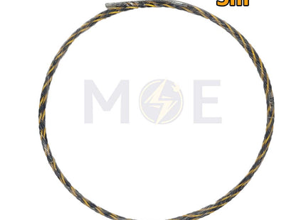 Twisted Polyester Fish Tape Wire Guide BlackYellow 5m