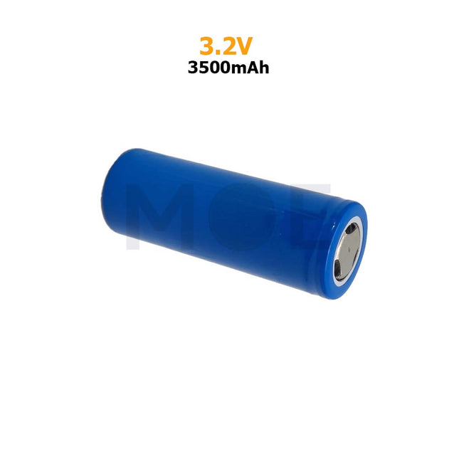 Euronet Battery LiFePO₄ Rechargeable Flat Tip 3.2V 3500mAh | IFR26650