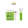 Battery Ni-MH Pack 3 Rechargeable 3.6V 300mAh  GP 3(23AAA)
