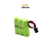 Battery Ni-MH Pack 3 Rechargeable 3.6V 300mAh  GP 3(23AAA)