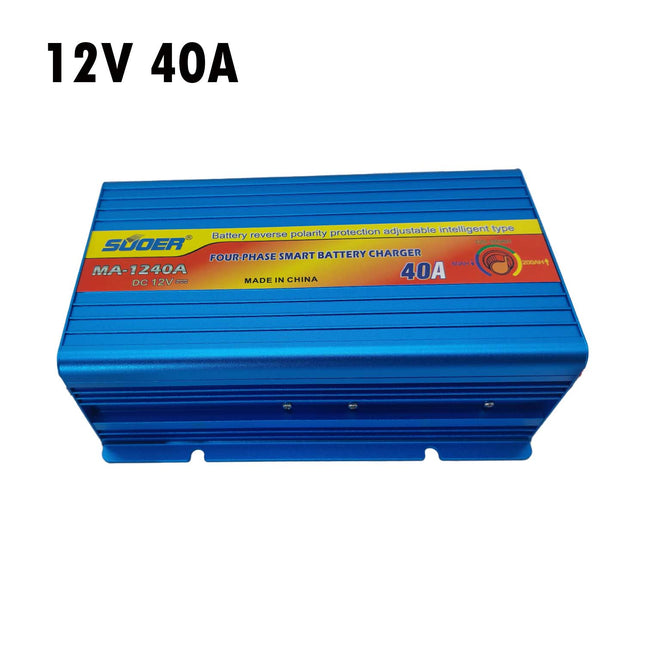 Suoer Four Phase Intelligent Battery Charger 12V 40A | MA-1240A