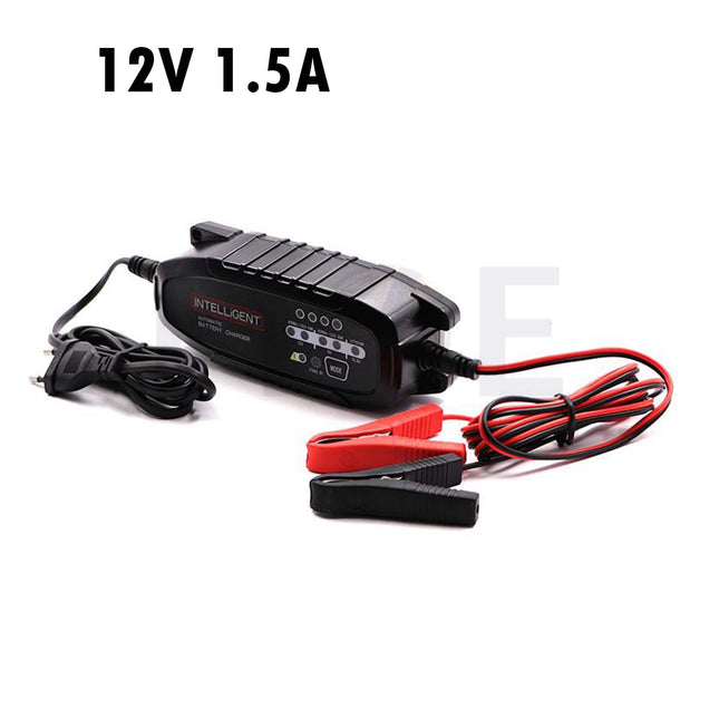 MW IP65 8 Steps Intelligent Battery Charger with CC/CV Control 6V & 12V 1.5A | MW LFCC015