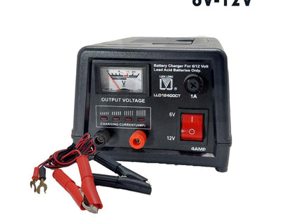 LIanlong Universal Lead Acid Automatic Battery Charger 6V & 12V 4A | LLD12400CT