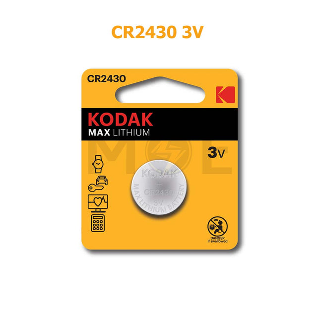 KodaK Battery Button/Coin Cell Lithium CR2430 3V