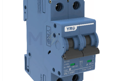 YRO MCB YRL7-63 DC 2P 63A | YRL7-63 | دجنتور كهرباء مجوز - قاطع كهربائي